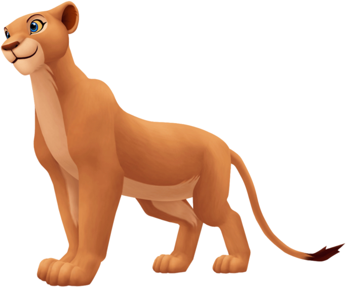 Animated Lioness Profile PNG image