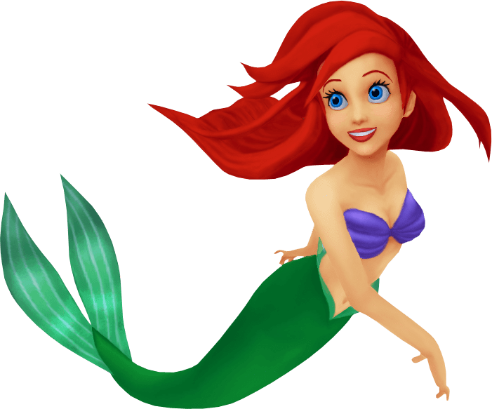 Animated Little Mermaid Ariel PNG image