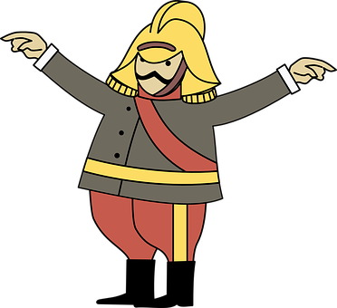 Animated Marching Band Leader PNG image