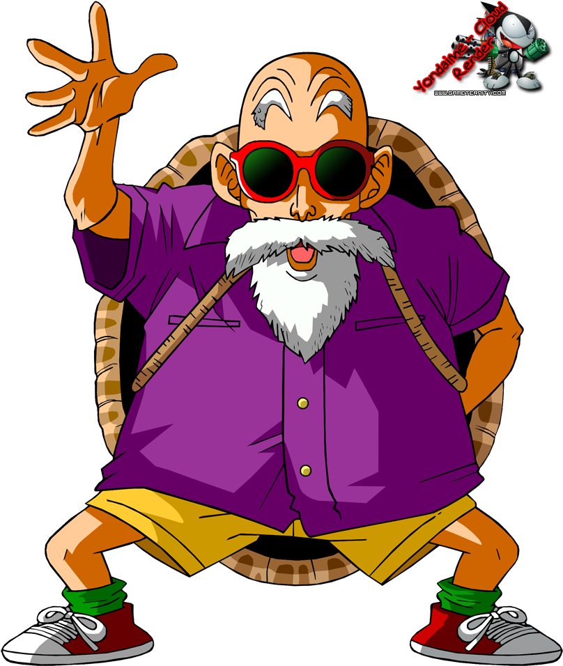 Animated Martial Arts Master Character PNG image