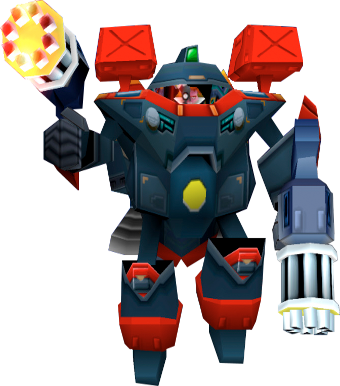 Animated Mech Suit Character PNG image