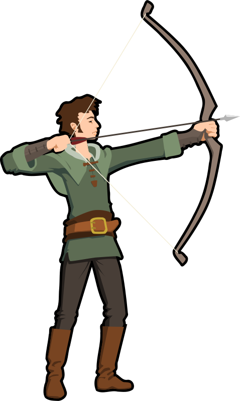Animated Medieval Archer Readyto Shoot PNG image