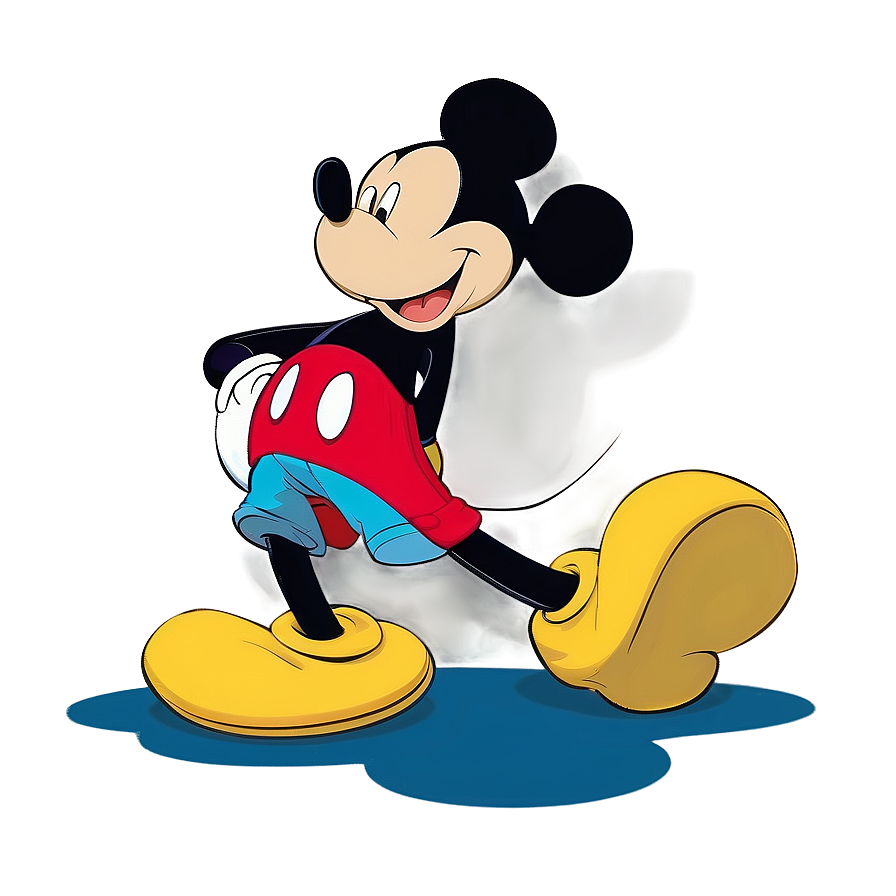 Animated Mickey Mouse Outline Png 06202024 PNG image