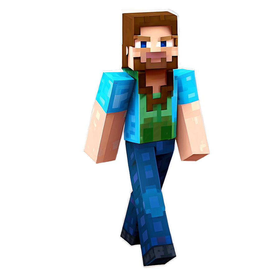 Animated Minecraft Steve Png Nsl PNG image