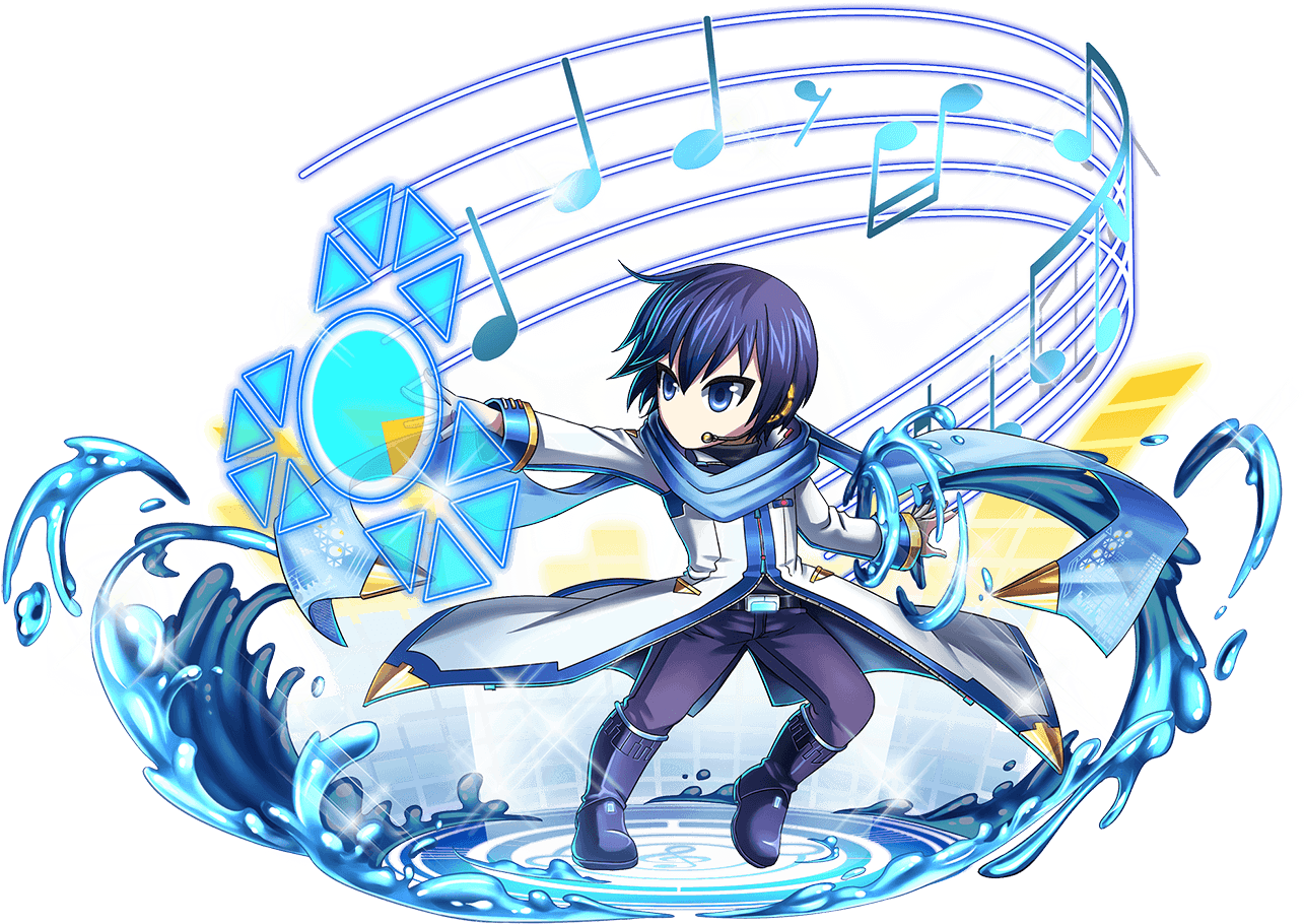 Animated Music Mage Battle PNG image