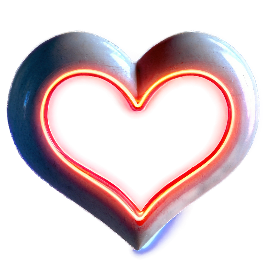 Animated Neon Heart Png Bgj81 PNG image