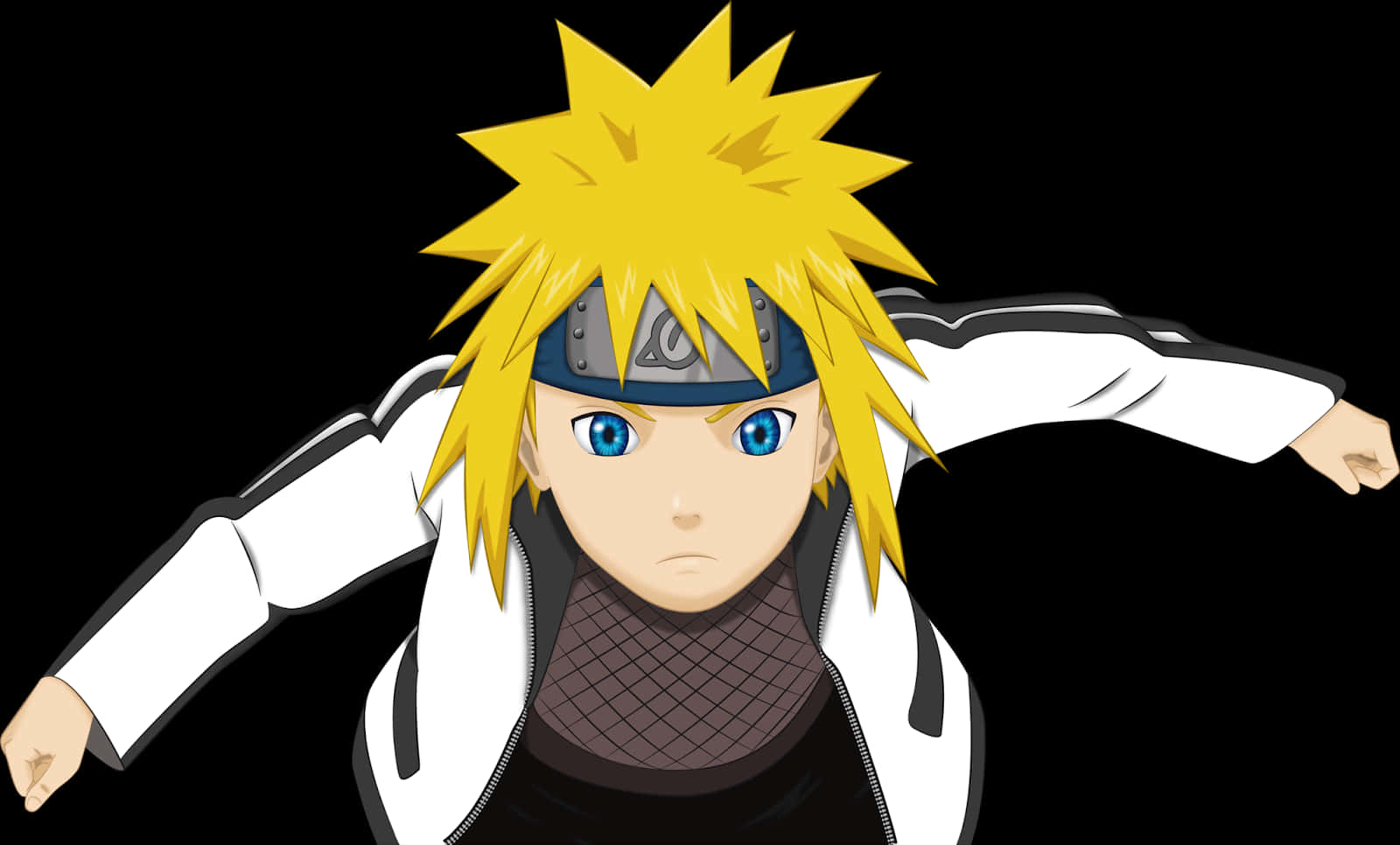 Animated Ninja Character Minato Namikaze PNG image