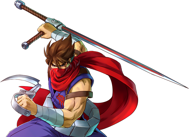 Animated Ninja Warrior With Sword PNG image