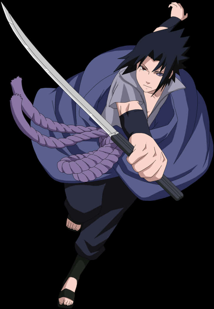 Animated_ Ninja_with_ Sword PNG image