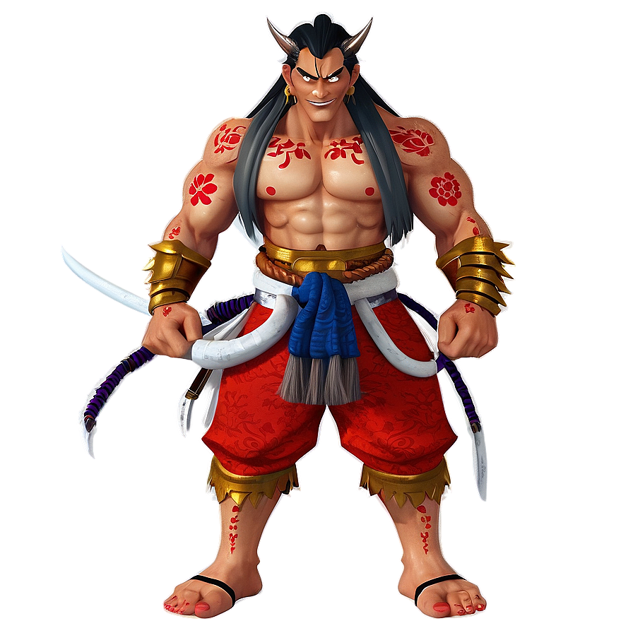 Animated Oni Character Png Mof PNG image