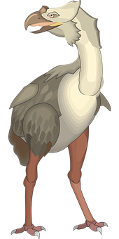 Animated_ Ostrich_ Character PNG image