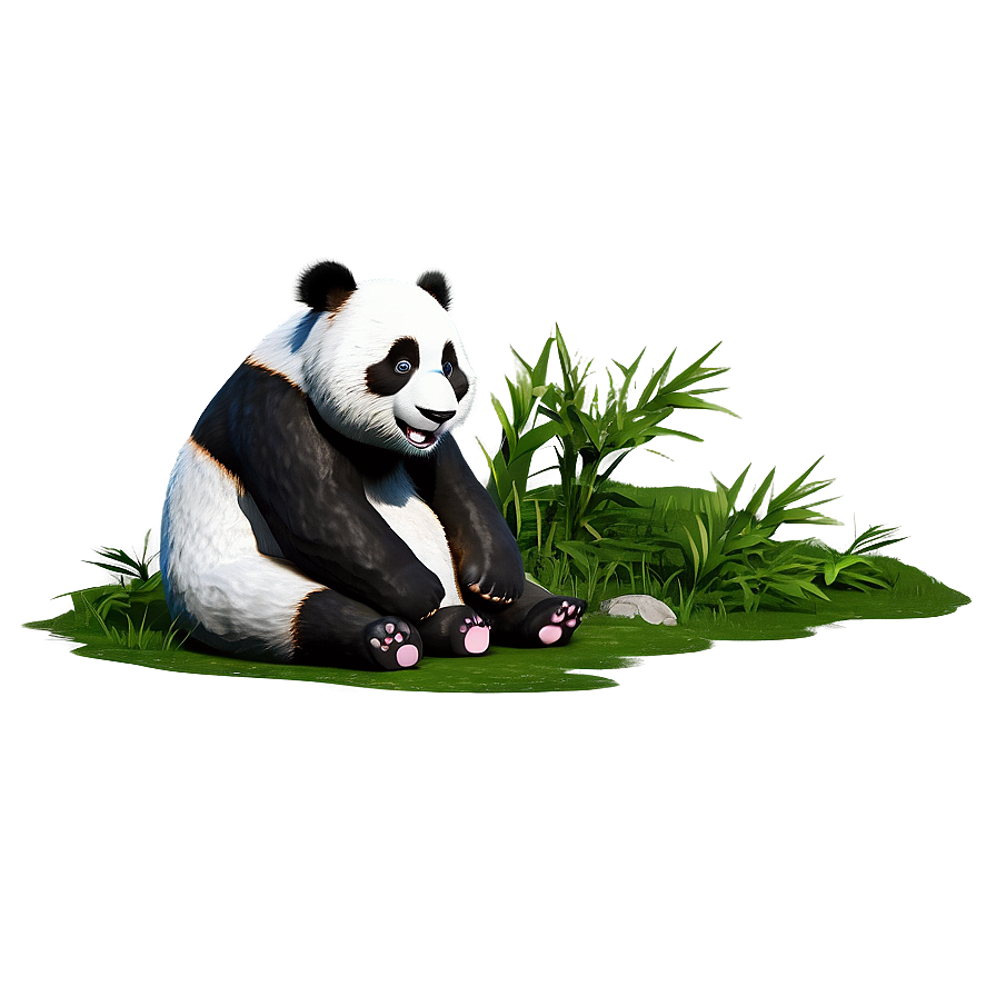 Animated Panda Character Png 05062024 PNG image