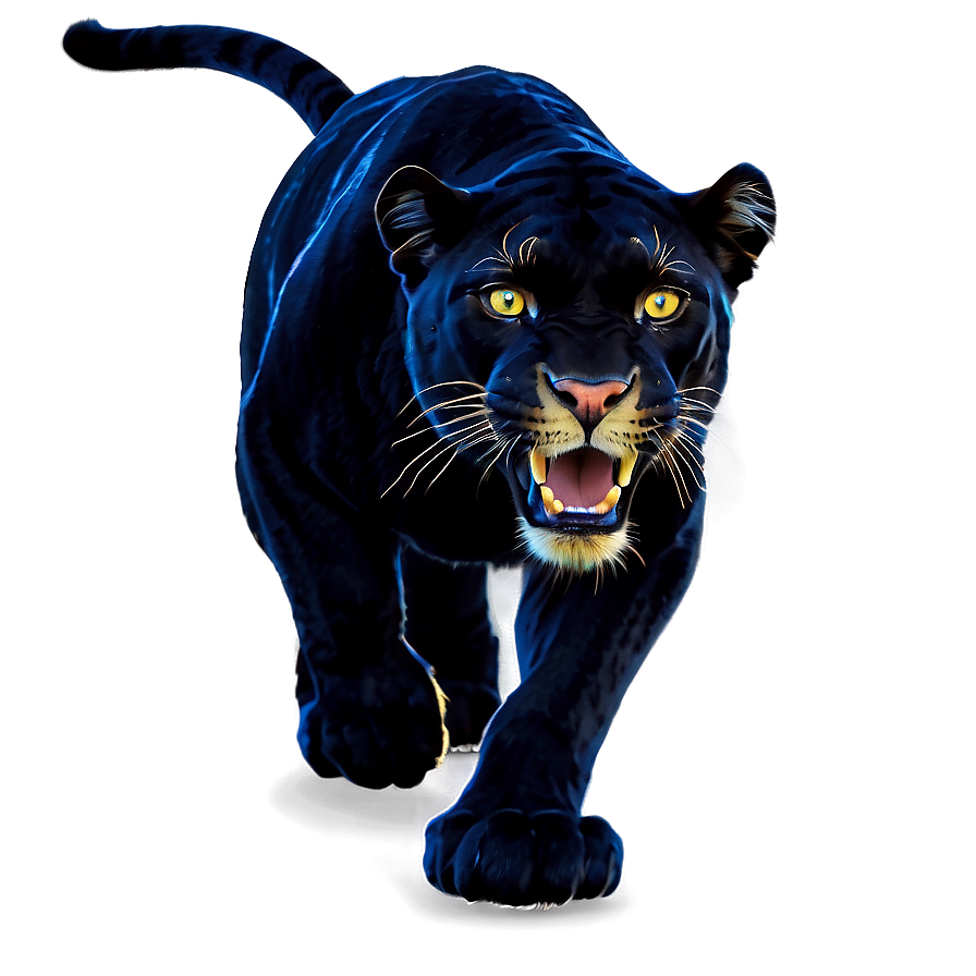 Animated Panthers Cartoon Png Sna52 PNG image