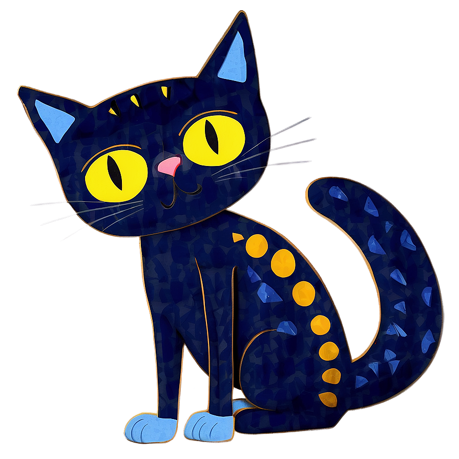 Animated Pete The Cat Character Png Xvs PNG image