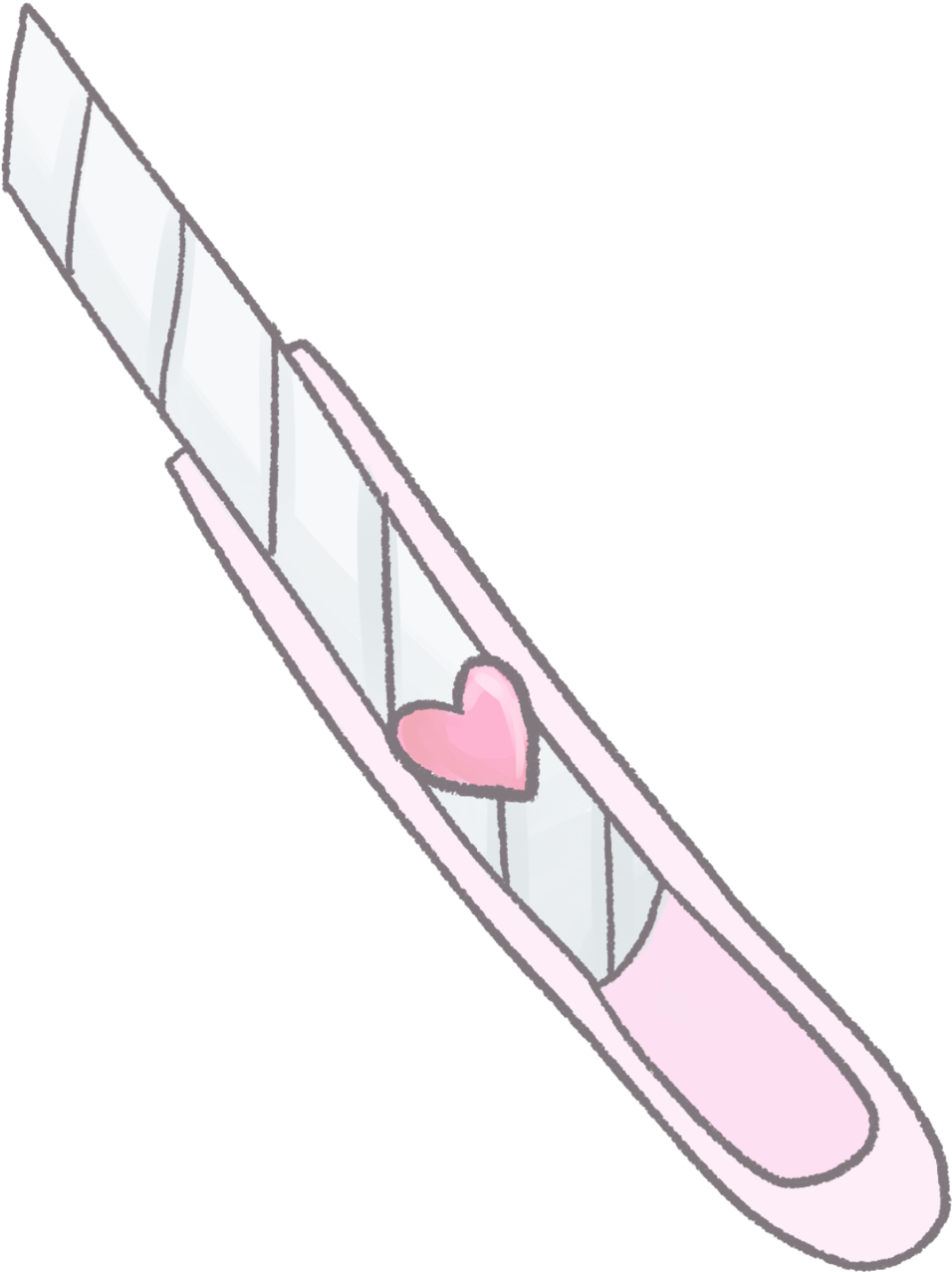 Animated Pink Heart Test Tube PNG image