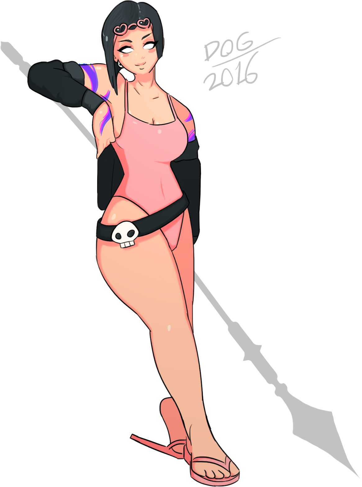 Animated Pirate Girl Pose2016 PNG image