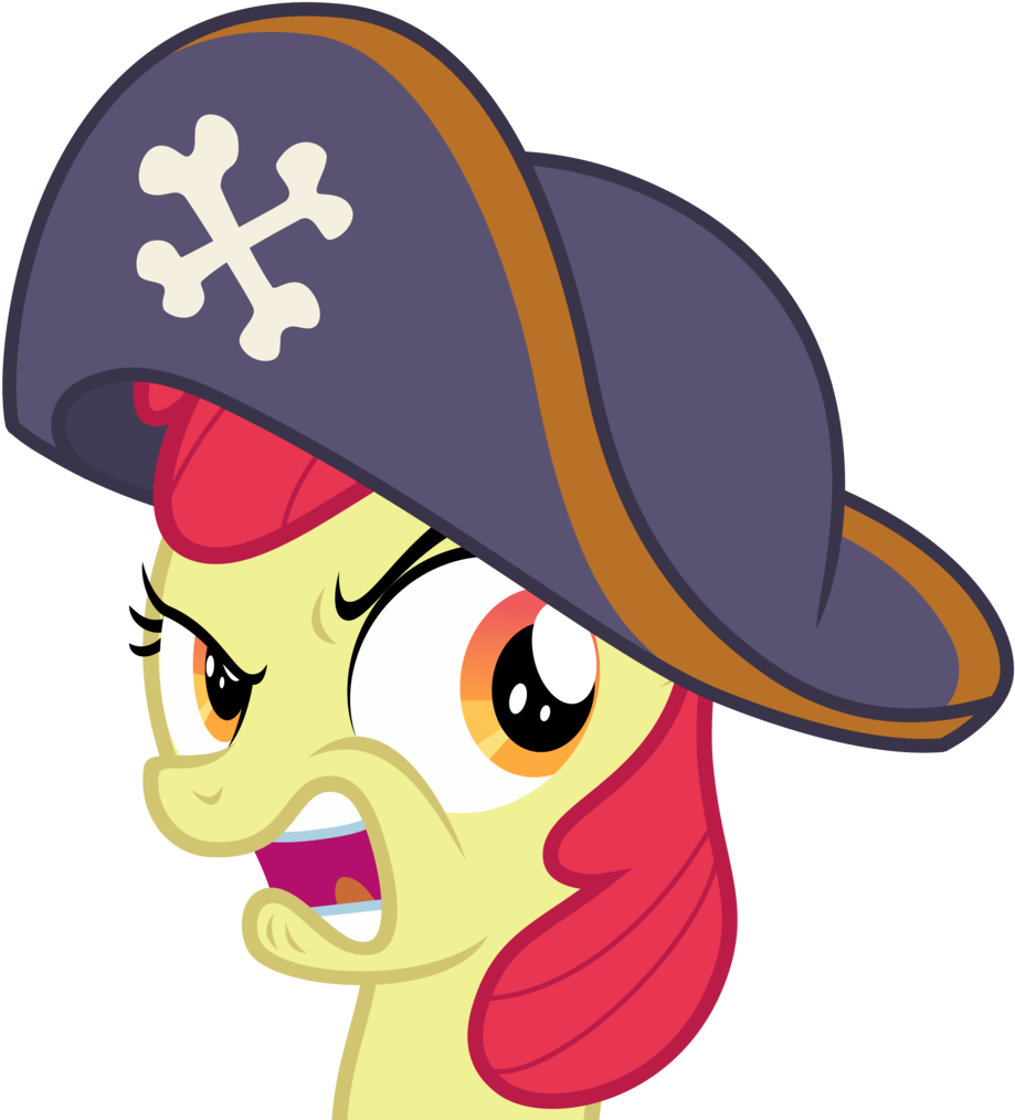 Animated Pirate Hat Character PNG image