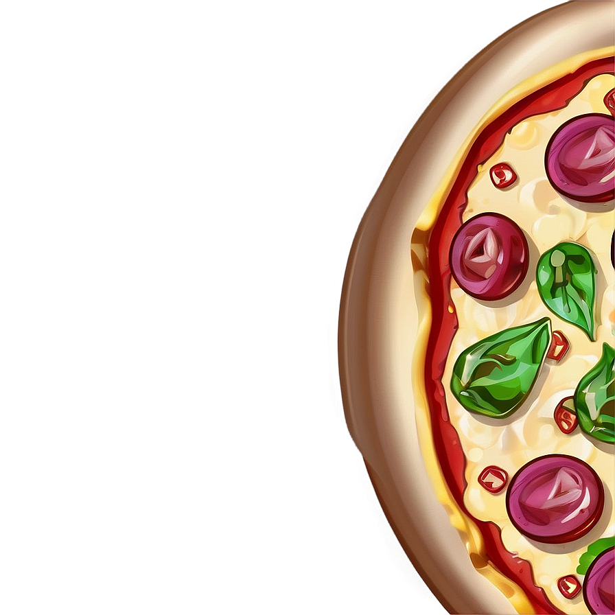 Animated Pizza Cartoon Design Png 06272024 PNG image