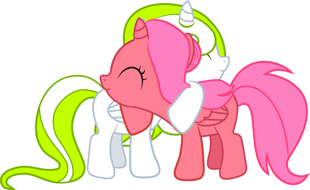 Animated Pony Hug PNG image