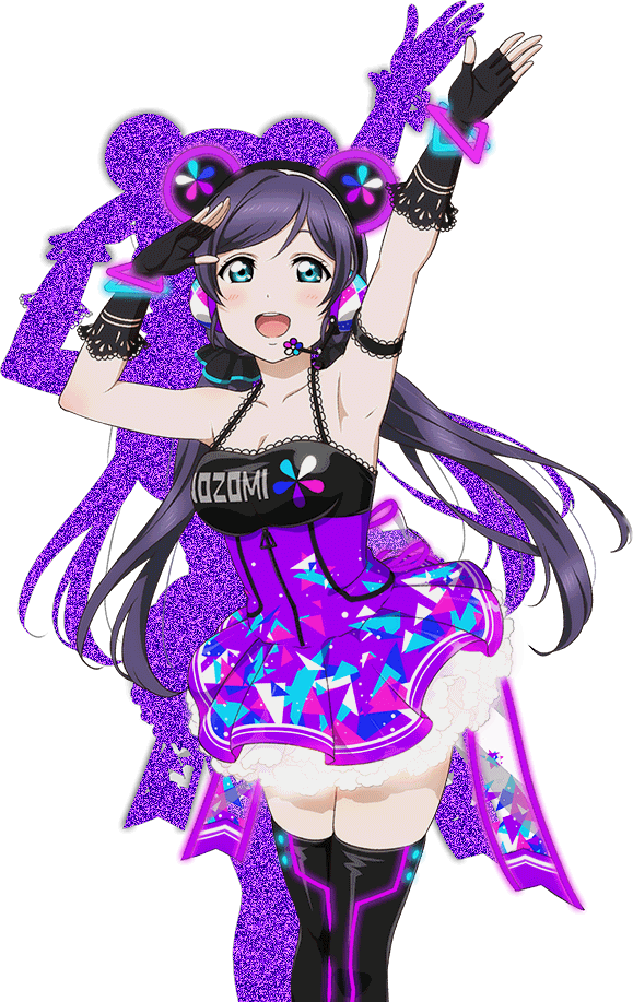 Animated Pop Star Performance PNG image