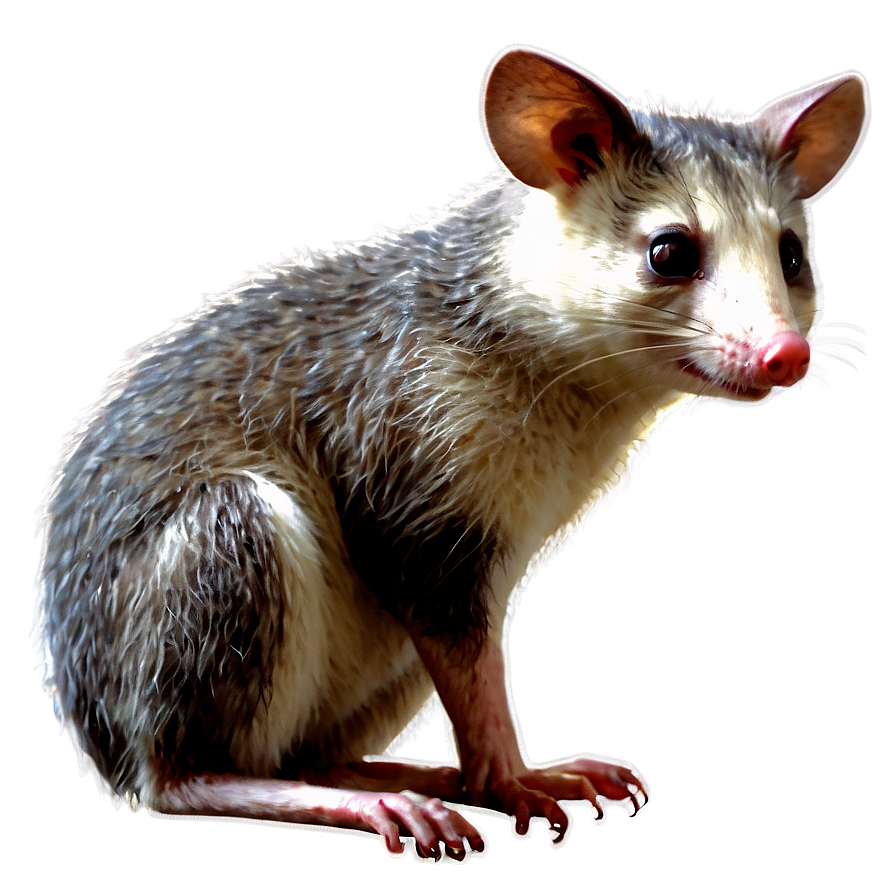 Animated Possum Drawing Png 06112024 PNG image