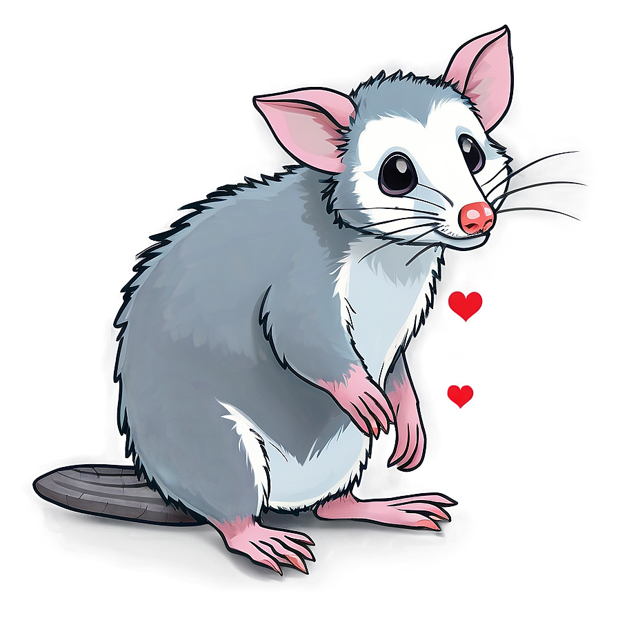 Animated Possum Drawing Png Bkl PNG image
