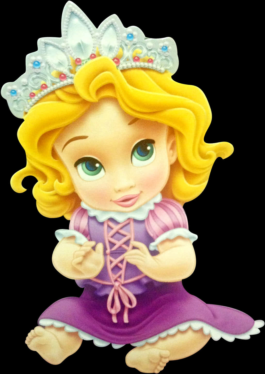 Animated Princess Cartoon Character PNG image