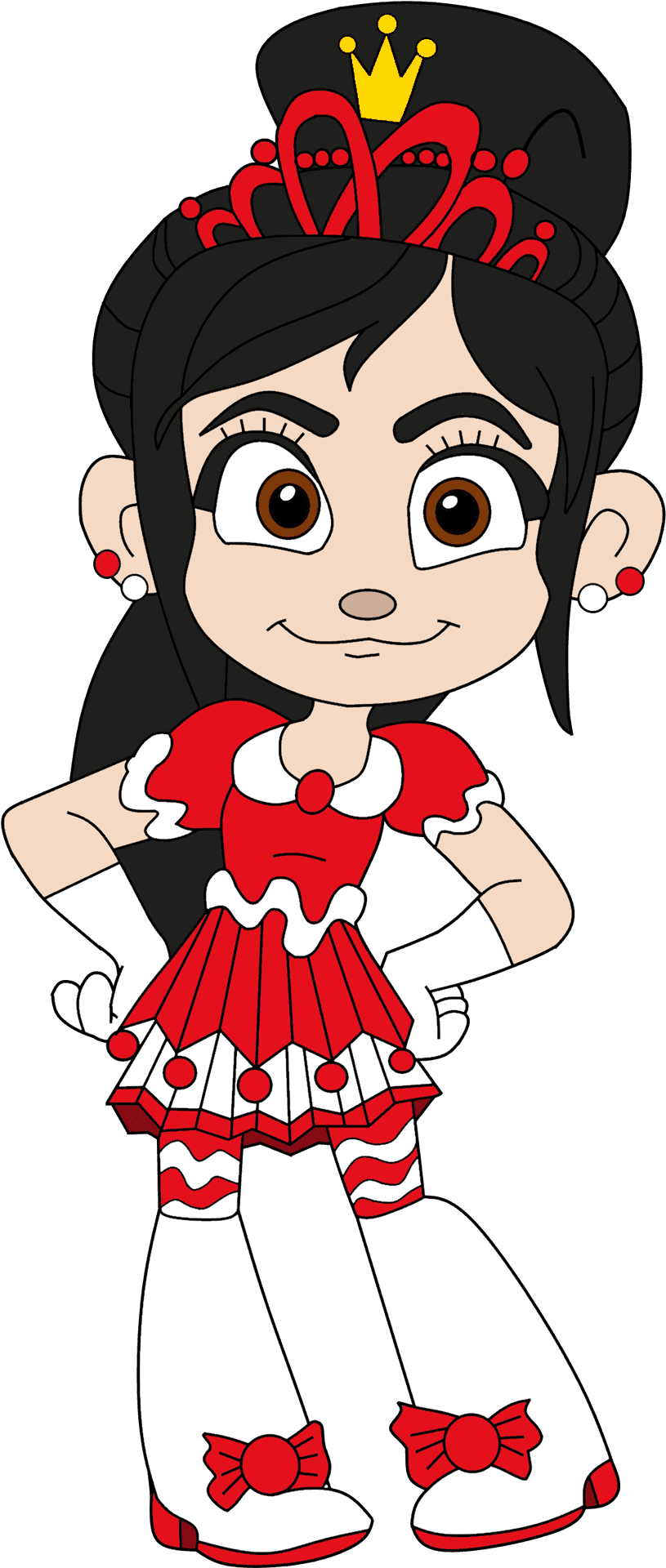 Animated Princess Character PNG image
