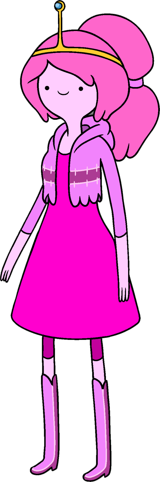 Animated Princess Character Standing PNG image