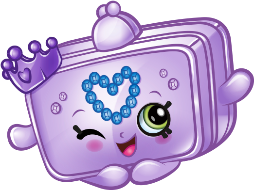 Animated Princess Purse Character PNG image