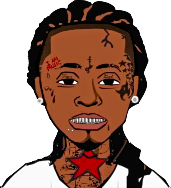 Animated Rapper Caricature PNG image