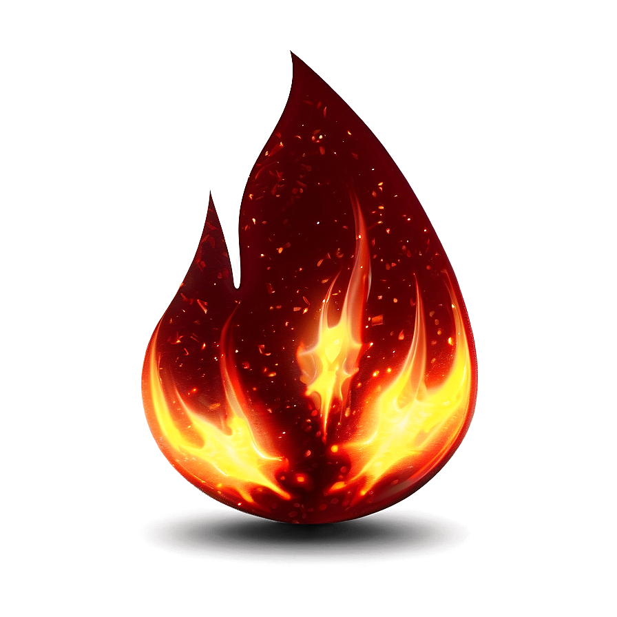 Animated Red Fire Sparkle Png Hmv26 PNG image