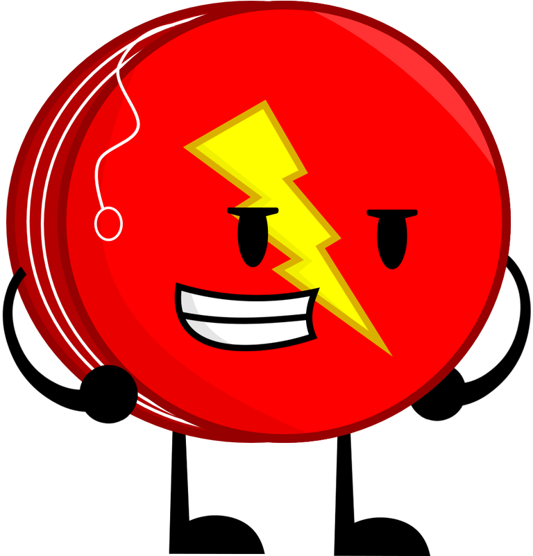 Animated Red Yoyo Character PNG image