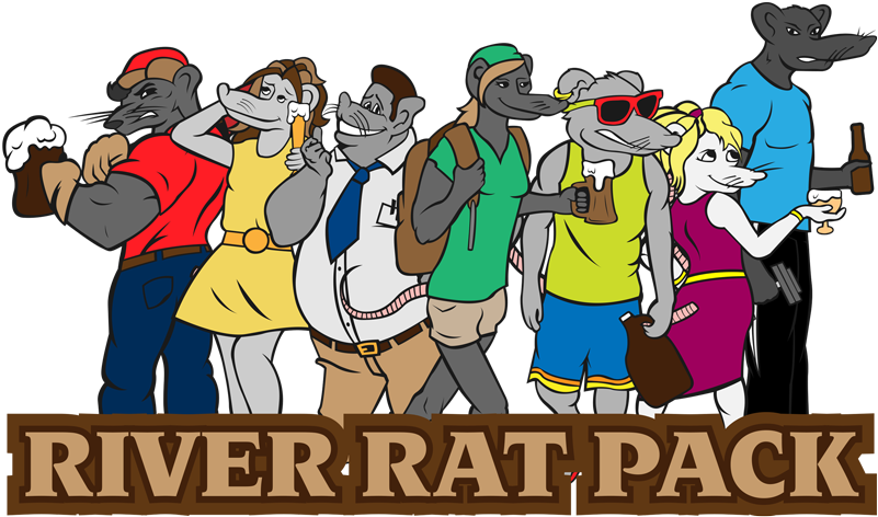 Animated River Rat Pack PNG image