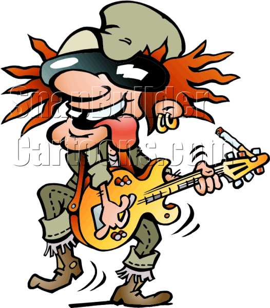 Animated Rock Guitarist.png PNG image