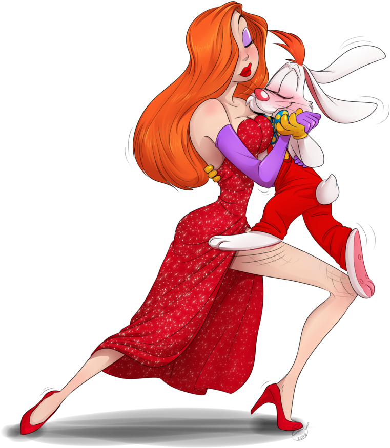 Animated Romantic Duo PNG image