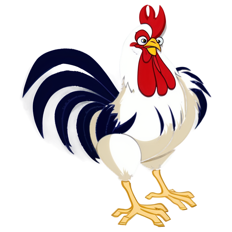 Animated Rooster Character Png 05242024 PNG image