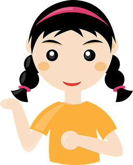 Animated Running Girl Graphic PNG image