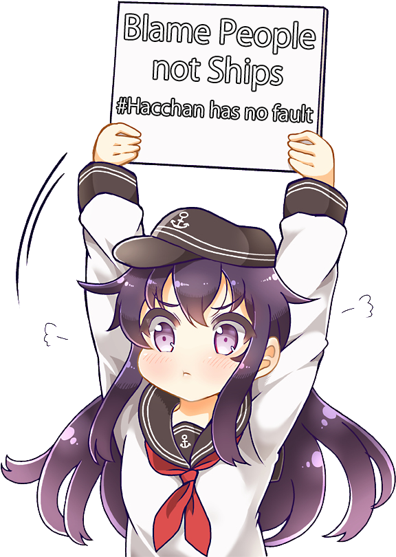 Animated Sailor Girl Protest Sign PNG image