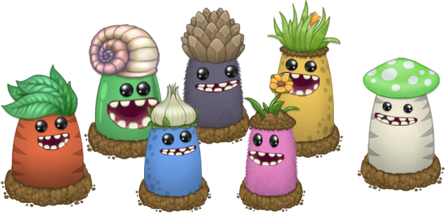 Animated_ Singing_ Plants_ Cartoon PNG image