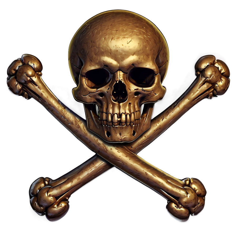 Animated Skull And Bones Png 06122024 PNG image