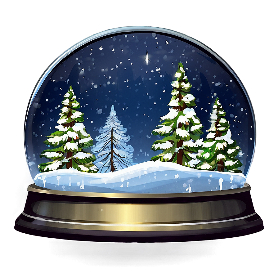 Animated Snow Globes Png 06122024 PNG image