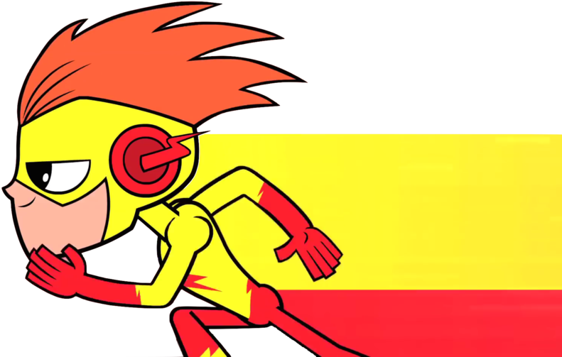 Animated Speedster Kid PNG image