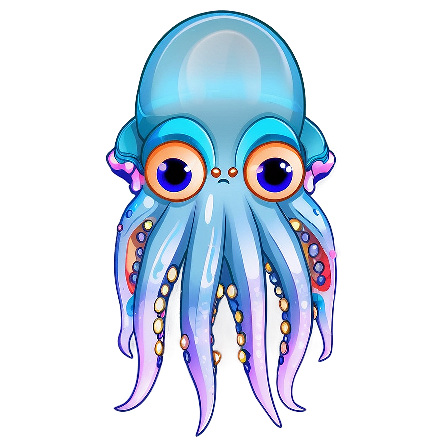 Animated Squid Graphic Png 2 PNG image