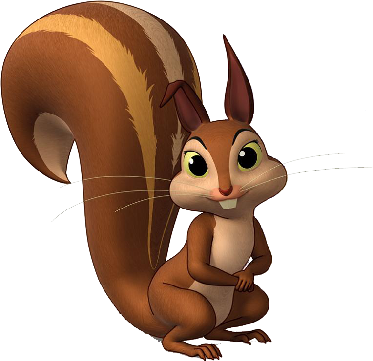 Animated Squirrel Character Sofiathe First PNG image