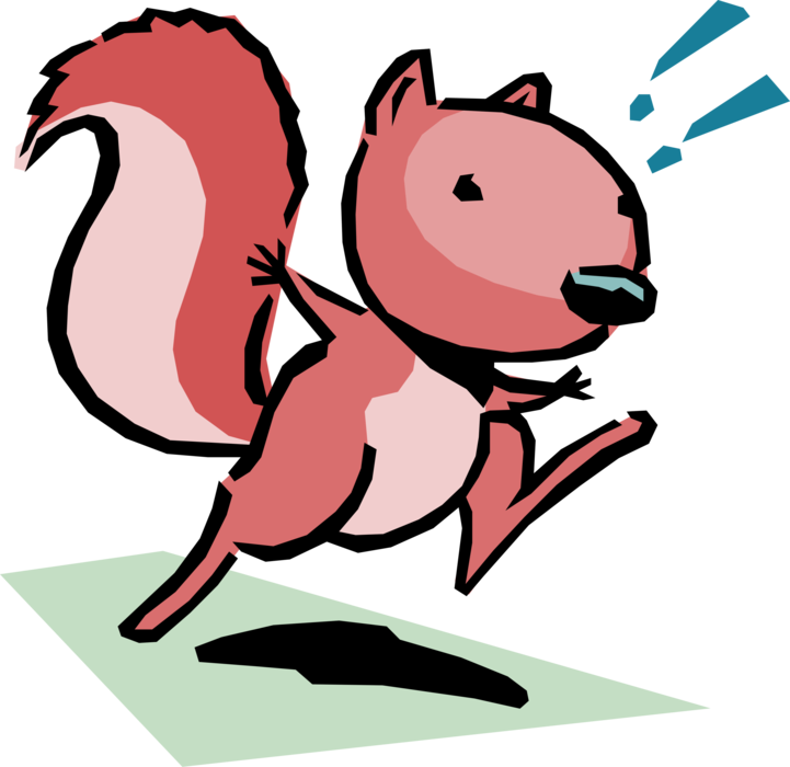 Animated Squirrel Illustration.png PNG image