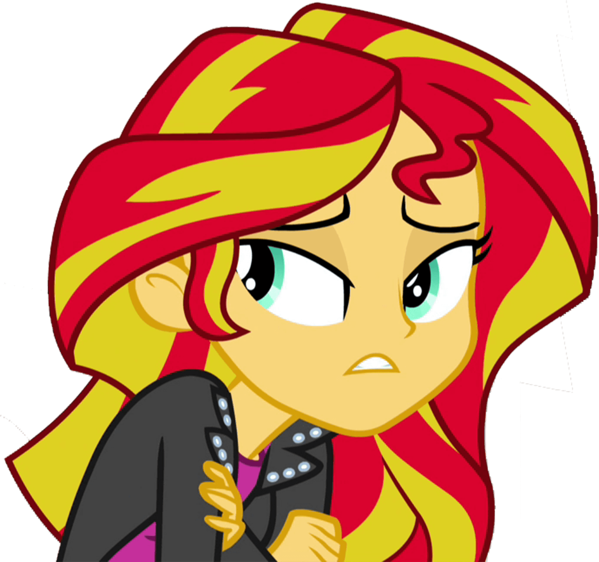 Animated Sunset Shimmer Expression.png PNG image