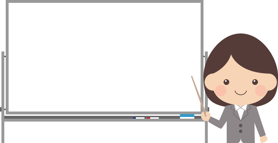 Animated Teacher Whiteboard Presentation PNG image