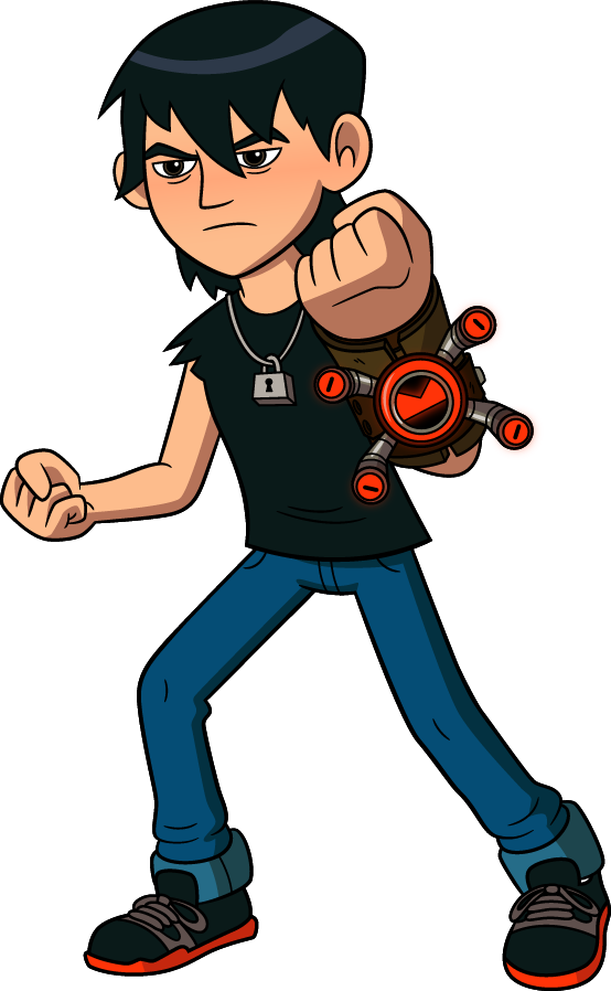 Animated Teen With Gauntlet PNG image