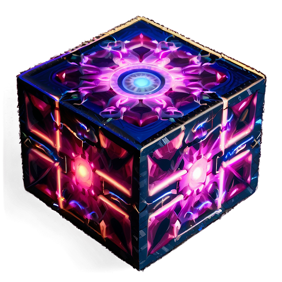 Animated Tesseract Rotation Png 06292024 PNG image